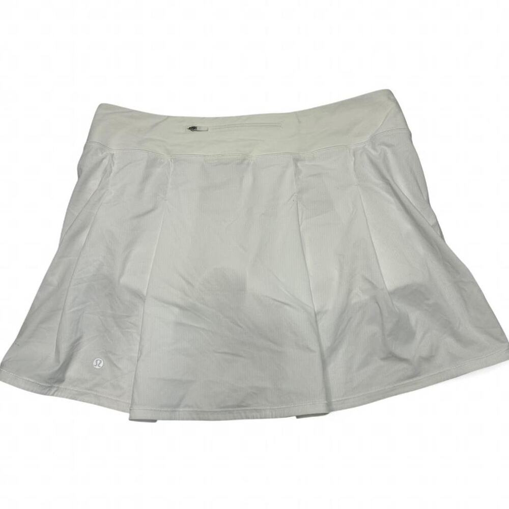 Lululemon NWT Pace Revival Skirt Extra Long Size 12 White - Picture 2 of 8